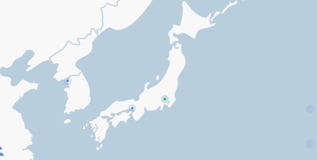 NordVPNを日本サーバーに接続する