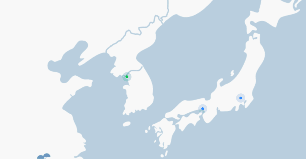 NordVPNを韓国にに接続する