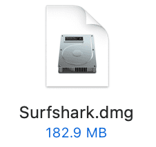 Surfsharkファイルを解凍する